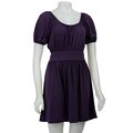 BCBGeneration Women's Pleat-waist Boatneck Dress