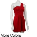 BCBGeneration Women's One-shoulder Pleated Dress