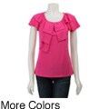 MICHAEL Michael Kors Women's Flutter Sleeve Top