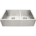 Ticor Undermount Stainless Steel 16-gauge Apron Farm Kitchen Sink