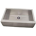 Ticor Undermount Stainless Steel 16-gauge Apron Farm Kitchen Sink