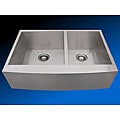 Ticor Undermount Stainless Steel 16-gauge Apron Farm Kitchen Sink