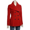 DKNY Women's Fit and Flare Peacoat