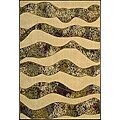 Machine-made Arcadia Beige Yarn Rug (3'6 x 5'6)