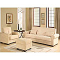 Rosemead 3-piece Cream Sofa Bed/ Chair/ Ottoman Set