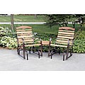 Woodlawn Bronze Tete-A-Tete Chair and Bench Set