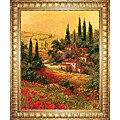 Art Fronckowiak 'Toscano Valley I' Framed Canvas Art