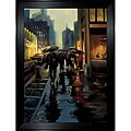 Carol Jessen 'Manhattan Shimmer' Framed Canvas Art