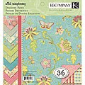 K & Company 'Wild Raspberry' 8.5x8.5 Designer Sheets (Pack of 36)