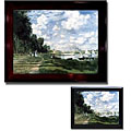 Claude Monet 'Bassin d' Argenteuil' Framed Canvas Art