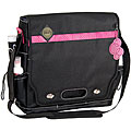 Tote-Ally Cool! Wild Berry/ Black Shoulder Bag