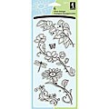 Inkadinkado 'Beauty Stems From Here' Clear Stamps