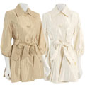 Dereon Women's Belted Trench Coat