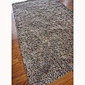 Shag Acrylic Hand-woven Rug (5' x 7'9)
