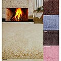 Hand-woven Flokati Shag Wool Rug (3' x 5')