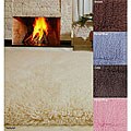 Hand-woven Flokati Shag Wool Rug (3' x 5')