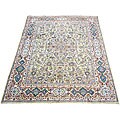 Persian Kashan Light Green/ L ight Brown Rug (9'6 x 12'6)