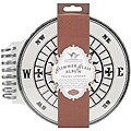 Glimmer Glass Spiral Compass Album (8 in. x 8 in.)