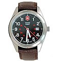 Swiss Army Women's Garrison Calfskin Strap Watch