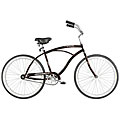 Men's 24-inch Black Beach Cruiser