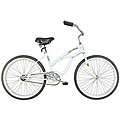 Women's 24-inch White Beach Cruiser