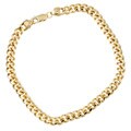 14k Gold over Silver 8.5-inch 150-gauge Miami Cuban Link Bracelet