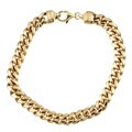 14k Gold over Silver 210-gauge Miami Cuban Link Bracelet