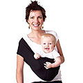 HugaMonkey Black Baby Sling