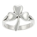 Sterling Silver Shamrock Ring