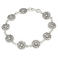 Sterling Silver Celtic Knot Link Bracelet