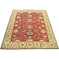 Indo Serapi Vegetable-dyed Red/ Beige Rug (9'3 x 11'9)