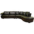Elmar Premium Leather 3-piece Sectional Sofa