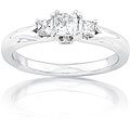 14k Gold 1/2ct TDW Diamond 3-stone Engagement Ring (H-I, I1-I2)