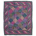 Tartan Log Cabin 50x60 Throw