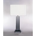 Smoked Mirror Table Lamp