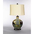 Crackled Ceramic Table Lamp