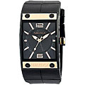 Nautica NMC 100 Men's Black and Goldtone Watch