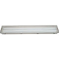 Fluorescent White 2-light Strip Flush Mount