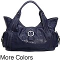 Co-Lab Large Decorative Buckled Hobo Bag