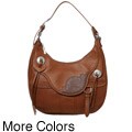 Ariat 'Western Icon' Leather Hobo Handbag