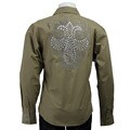 Do Denim Men's Fleur de Lis Long-sleeve Shirt