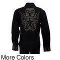 Do Denim Men's Scroll Long-sleeve Shirt