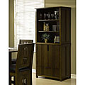 Contemporary Mission Sideboard with Hutch