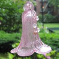 Silver/ Pearl Glass Pink Fairy Bell (USA)
