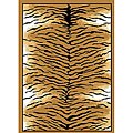Machine-woven Tiger Polypropylene Rug (5'2 x 7'4)