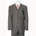 Ferrecci Men's Light Pinstripe Two-button Suit