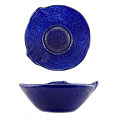 Turgla Glass Cobalt Blue Free-form Bowl
