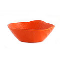 Turgla 20-ounce Free-Form Orange Glass Bowl