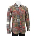Tailor Vintage Men's Long-sleeve Patchwork Woven Shirt