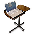 Adjustable Walnut Laptop Desk